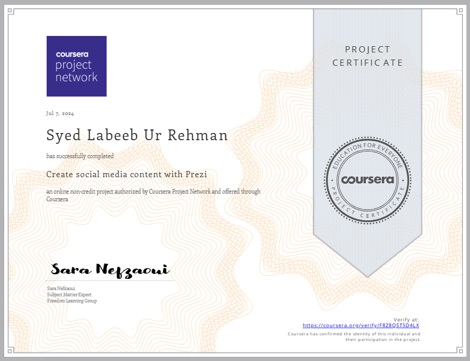 Social Media Content with Prezi